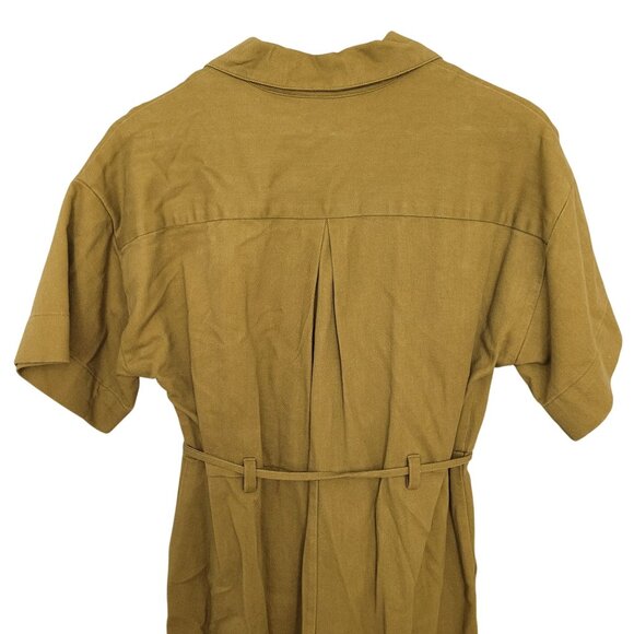 Madewell Belted Safari Romper Womens Size XS Distant Olive NWT - Picture 6 of 8